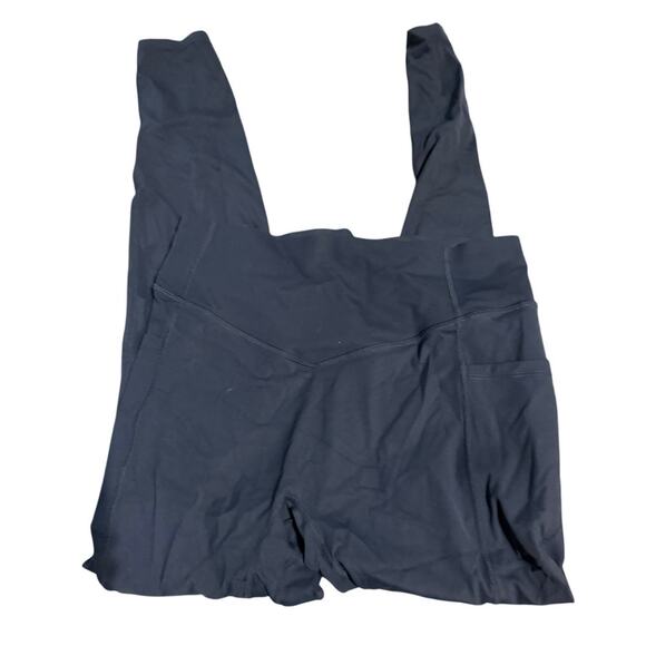 Halara NWT Size Large Full Length Blue High Waisted Butt Lifting Pocket Leggings - Picture 3 of 5